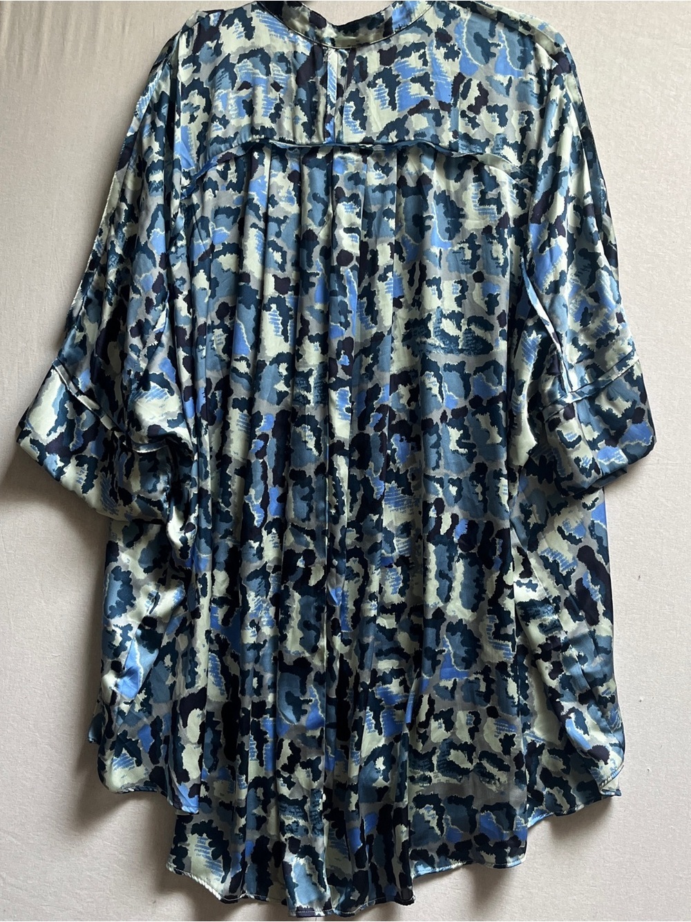 Free People Women’s Oversized Goddess Sleep Button-Down Shirt Size L - Picture 4 of 13